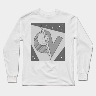 Abstract geometrical figures in space Long Sleeve T-Shirt